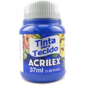TINTA TECIDO ACRILEX AZUL COBALTO 502 37ML