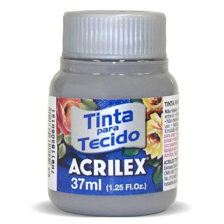 TINTA TECIDO ACRILEX CINZA 933 37ML