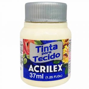 TINTA TECIDO ACRILEX MARFIM 529 37ML