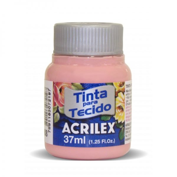TINTA TECIDO ACRILEX ROSE 04140 37ML