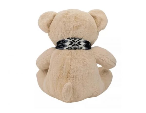 Urso Bege Cachecol 31cm Fofy Toys