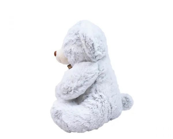 Urso Branco Te Amo 30cm Fofy Toys