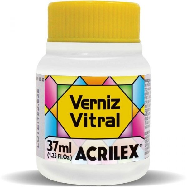 Verniz Vitral Acrilex Incolor 37ml 500 c/ 6 unidades