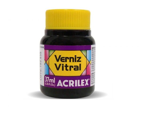 Verniz Vitral Acrilex Violeta 37ml 516 c/ 6 unidades