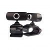 Webcam Multilaser Plug E Play 480P Sensor CMOS Microfone Usb Preto WC051